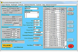 PressCal is a menu driven software program for pressure calculation