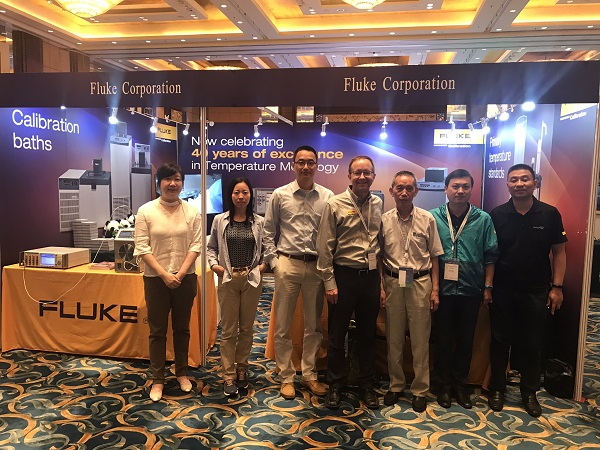 The Fluke Booth Team at Tempmeko 2019 Temperature Metrology Conference